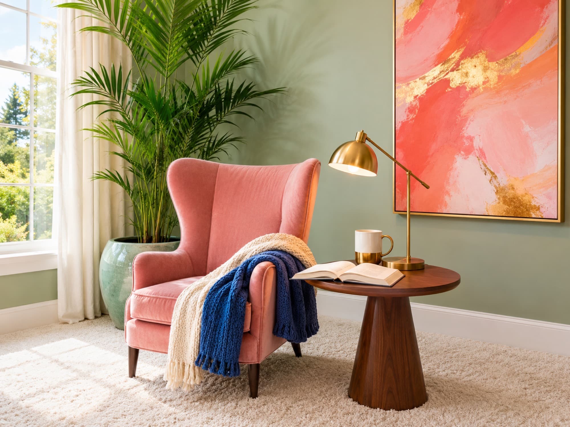 Reading Nook — Soft Wool Carpet